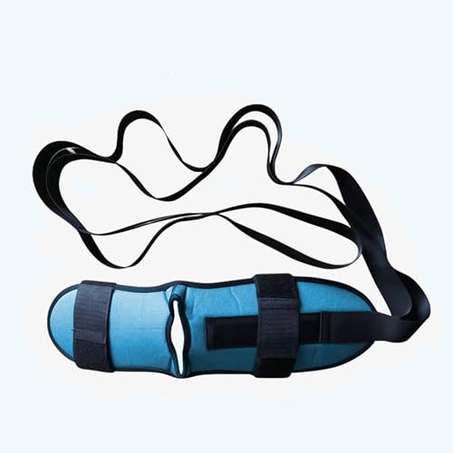 Yoga Straps For Stretching, Adjustable Ankle Foot Stretch Strap With Loops, Multi Loop Yoga Belt For Men Women - color: Blue
