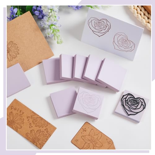 Frienda 24 Pcs 2" x 2" Rubber Carving Block Printmaking Stamp, Light Purple | Easy to Carve, for Printmaking, Stamp Making, DIY Crafting, Scrapbook, Painting, Soft Linoleum for Beginners, Professionals - color: Light Purple