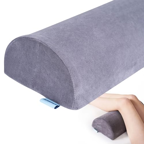 Knee Pillow for Back Sleeping, Grey - size: Large