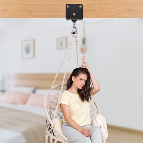 BeneLabel Heavy Bag Hanger for Punching Bag Beam Mount Hardware 360° Rotation Boxing Bag Ceiling Mount I-Beam Hanger for Hanging Heavy Punching Bags Wall Hangers - color: Beam Hanger with Spring