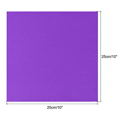 uxcell Purple EVA Foam Sheets 10 x 10 Inch 3mm Thickness for Crafts DIY Projects, 4 Pcs - color: Purple
