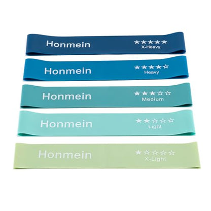 Resistance Bands for Working Out,Exercise Bands with 5 Resistance Levels - color: Blue