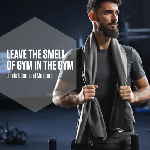 VENTURE 4TH Quick Dry Microfiber Towel for Camping & Gym - Charcoal XL - color: Charcoal, size: 72.00" x 31.50"