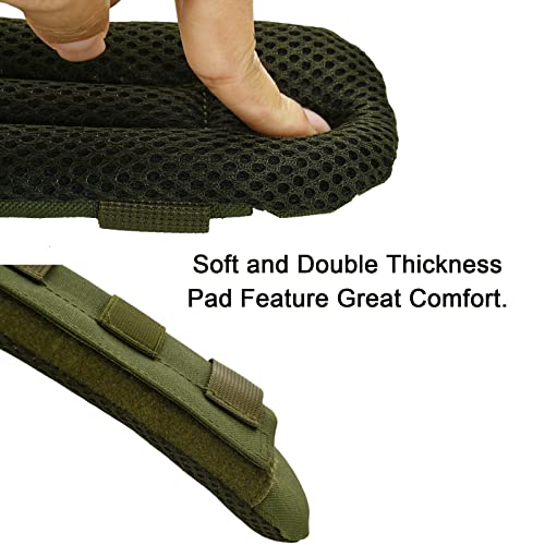 2 Pack Shoulder Strap Pad,Vest Shoulder Strap Pads Backpack Strap Pads Fit 2'' Sling Bags Shoulder Straps - color: Green