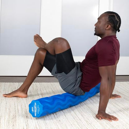 OPTP PRO-ROLLER XL Soft Density Foam Roller – Round, Blue, 46" x 6"