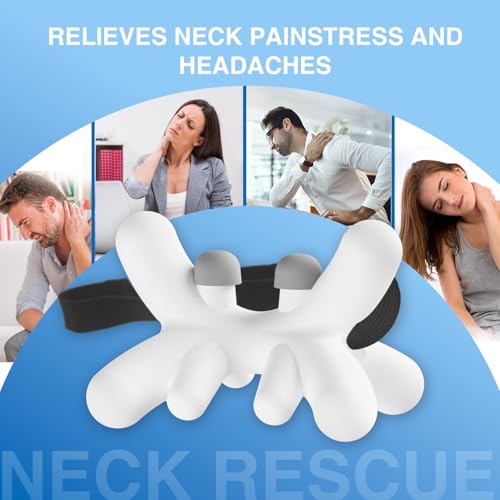 Occipital Release Tool, Release Tool for Neck for Headache Relief, Deep Nerve Release Tool with Acupressure Design Targeting Hard-to-Reach Muscles, Gift for Women & Men - color: White