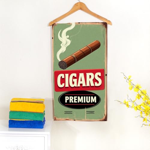 Cuban Cigars on Old Metal Beach Towel Retro Sign Template Face Towels Suit Travel Sports Pool Swimming Bath Camping Spa Gym Yoga,15x30 Inch - color: Cuban Cigars