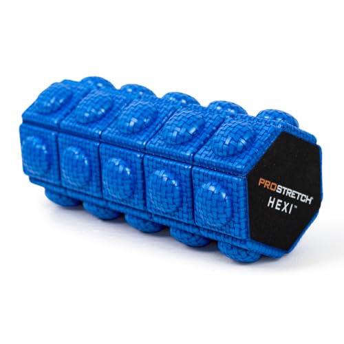 ProStretch Hexi, Mini Foam Roller for Sore Muscles & Deep Tissue Recovery | Travel Textured Foam Roller for Deep Tissue Therapy, Muscle Massage & Myofascial Trigger Point Release