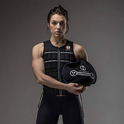 HYPERWEAR SandBell® Soft Sandbag Weight (2–50 lbs) – Pre-Filled with Clean USA Sand, Safe Soft Weight for Strength Training, HIIT, Functional Fitness, Rucking & Home Workouts