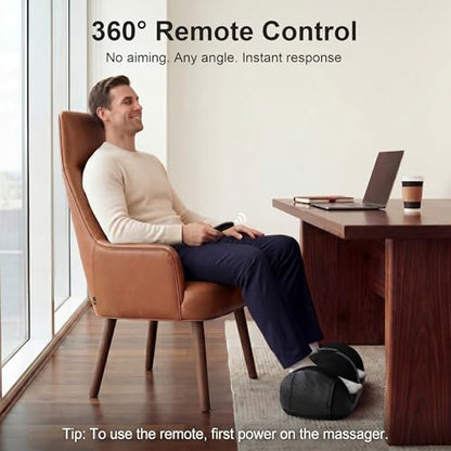 Nekteck Cordless Shiatsu Foot Massager with Heat, Leg and Calf Massager