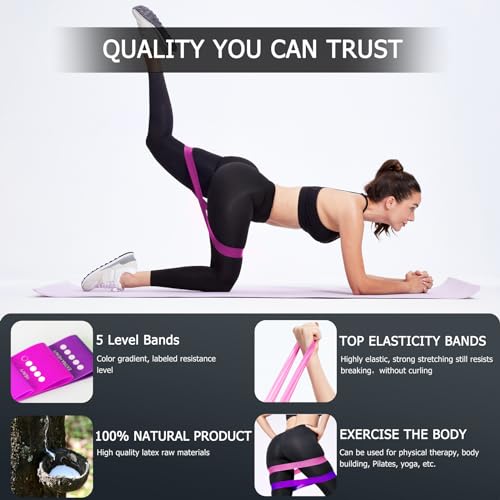lianjindun 10 Pcs Professional Resistance Bands
