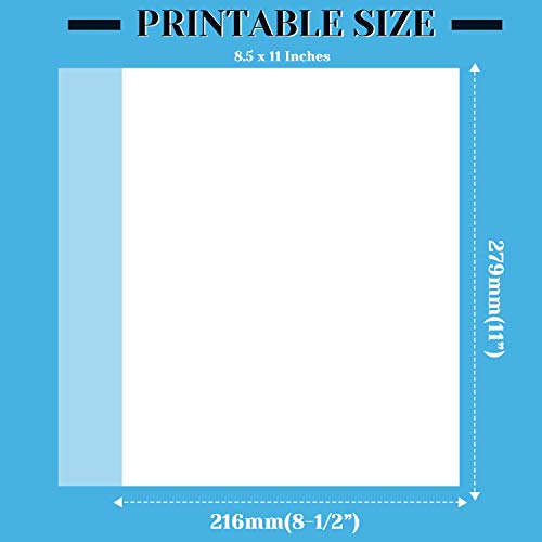 Vellum Paper, Cridoz 115GSM Transparent Vellum 8.5 x 11 Translucent Clear Printable Tracing Paper for Printing Invitation Cards - color: Translucent
