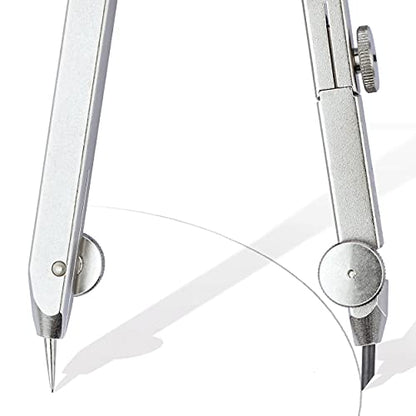 STAEDTLER Comfort 4 Pc Metal 6" Quick Setting Compass Set, 551 02