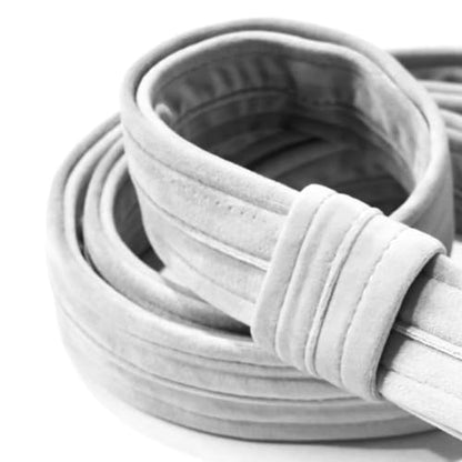 6.6ft 2m Aerial Loops Aerial Straps Ropes Aerial Acrobatics Body Loop Trapeze Circus Apparatuses Equipment Yoga Straps 1 pairs - color: Light Grey
