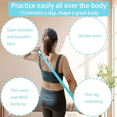 Figure 8 Resistance Bands, Arm Bands with Handles for Women, Workout, 3Pack