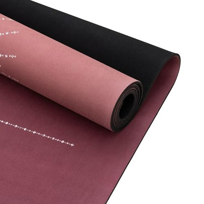 Yvonne Solstice Harmony Travel Yoga Mat - Ultra Thin 1/16” (1.5mm), Lightweight, Foldable & Non-Slip for Travel & Home, Eco-Friendly Natural Rubber + Free Carrying Strap