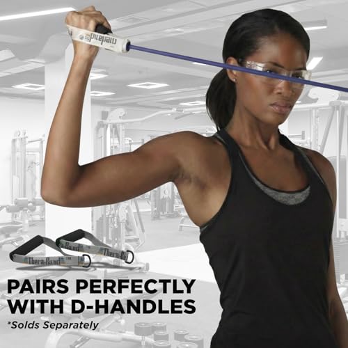 THERABAND Resistance Tubes, Band, Exercise, Set - color: Blue/Black - Advanced Set