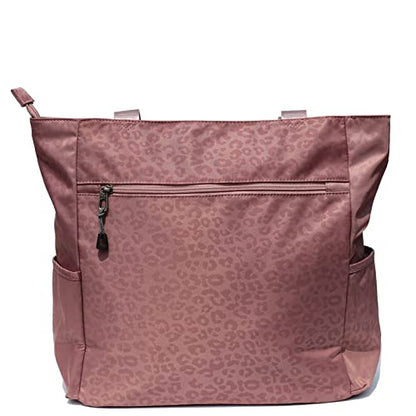 ESVAN Original Floral Water Resistant Large Tote Bag Shoulder Bag for Gym Beach Travel Daily Bags Upgraded - color: [A] D