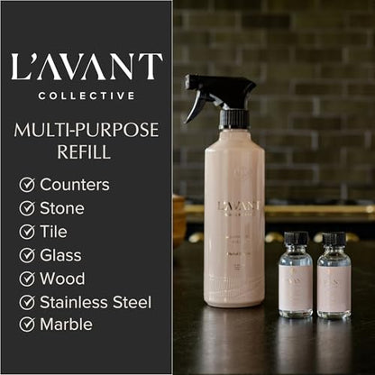 L'AVANT Plant-Based All Purpose Cleaner Concentrate, Blushed Bergamot, 1 Oz - size: 1 Fl Oz (Pack of 1)