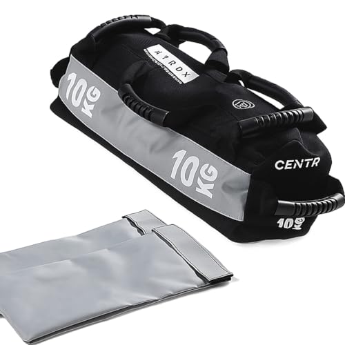 CENTR x HYROX Competition Sandbag – Training Bag with 7 Handles, Cordura® Nylon Construction with Reinforced Double-Stitched Seams and Non-Slip Handles, 10/20/30 kg – HYROX Gear - size: 10 kg