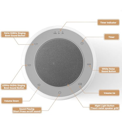 Electronic Tibetan Singing Bowl Sound Machine