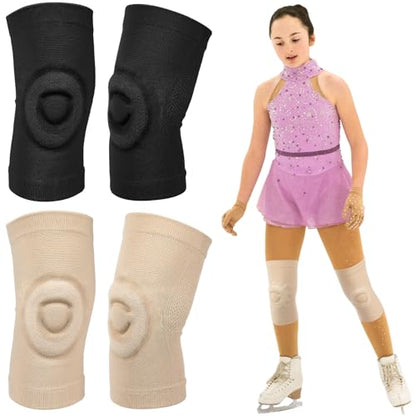 Shappy 2 Pair Knee Pads for Dancing Figure Skating - size: Medium