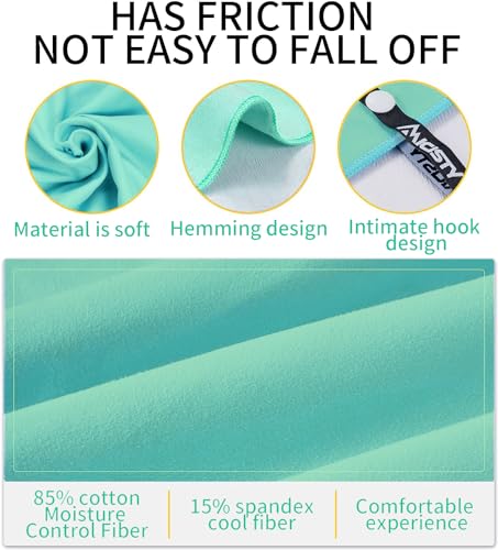 Microfiber Towel for Body,Microfiber Beach Towel,BackpackingTowel,Camping Towels Lightweight,Soft Compact Lightweight Quick Dry Fitness Hiking Yoga Camping TravelTowel - color: Green