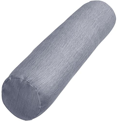 1 MIDDLE ONE Body Pillow, Bolster Pillow with Cooling Cover, Long Round Roll Cylinder Pillow for Bed, 35" x 7.87", Grey - color: Cooling Grey, size: 35 inch