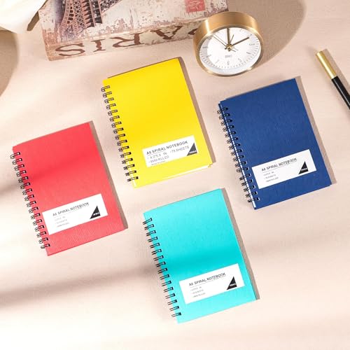 FLYING EAGLE Small Spiral Notebooks 4x6,Wide Ruled Mini Journal,60 Pcs | 4 Color 234 Sheets/468 Pages, Small Pocket Notebooks for School Work Notes, ideal for journals, meeting notes, travel - color: 6.multiple Colors