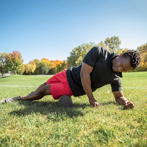 OPTP AXIS Firm Density Foam Roller – Round, Black, 36" x 6" | High density foam roller for heavy use, physical therapy, yoga, Pilates, fitness exercise & sports training, smooth surface - color: Black - 36" X 6" Round