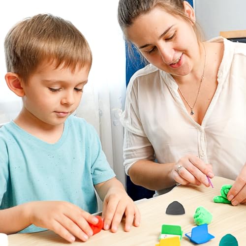 Poen 108 Pcs Air Dry Clay Kit with Sculpting Tool, 36 Colors DIY Modeling Magic Clay for Kids, Non-Sticky Soft and Light, Arts and Crafts Gift for Boys Girls Adults