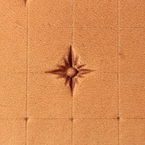 DandS ltd Leather Stamp Tool, Sofa, Professional Steel Craft Tool for Leatherworking, Embossing, Carving & Stamping Leather Projects, Belts Wallets & DIY Projects Compatible with Mallet #296 - color: Sofa 0.39" x 0.39"