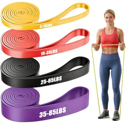 Resistance Bands, Pull Up Assistance Bands Set for Men & Women, Exercise Workout Bands for Working Out, Muscle Training, Physical Therapy, Body Stretching