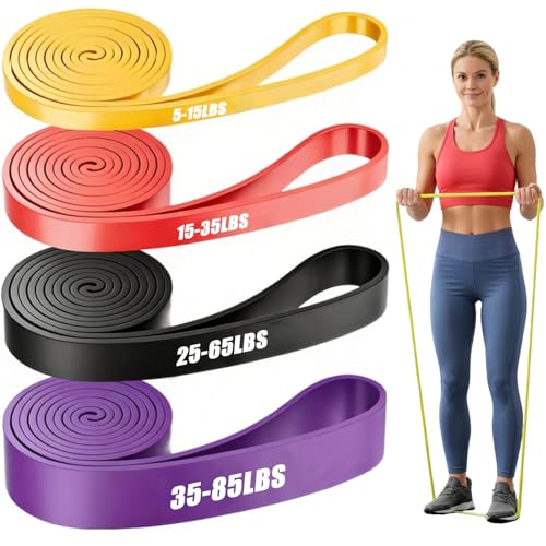 Resistance Bands, Pull Up Assistance Bands Set for Men & Women, Exercise Workout Bands for Working Out, Muscle Training, Physical Therapy, Body Stretching