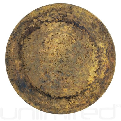 Unlimited Atlantis Gongs - Includes Gong, Mallet & Rope/Unlathed Bronze Gong W/Ancient Look/For Sound Healing, Meditation, & Yoga - size: 12"