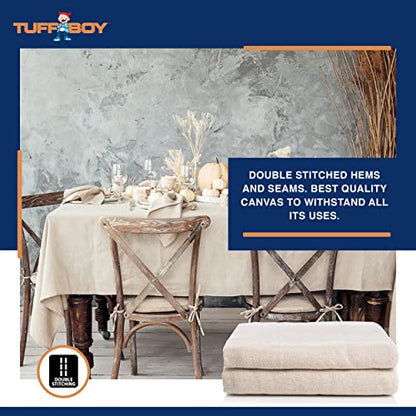 12oz All Purpose Canvas Drop Cloth 4x12ft – Commercial-Grade Heavy Duty Cotton Canvas Tarp Cover – Seamless, Washable & Reusable Painters Drop Cloth for Painting, Furniture & Floor Protection - color: 12 Oz - Commercial Grade