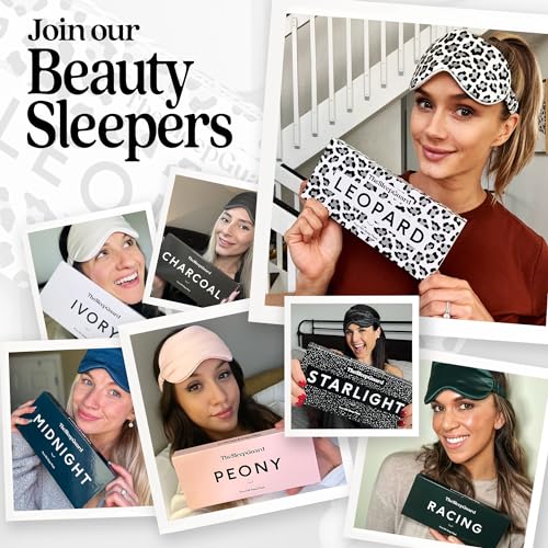 TheSleepGuard Pure Silk Sleep Mask [100% 6A Mulberry Silk, 22 Momme] Light Blocking Travel Essentials. Eye Masks for Sleeping. Black Oeko-Tex Blindfold. Eye Covers for Men & Women - color: Leopard Print