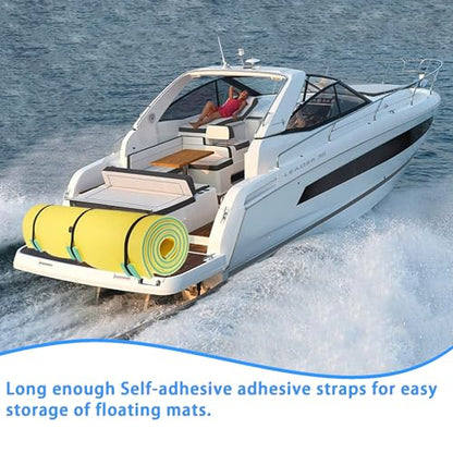 3 Pcs Floating Water Mat Straps, Pad Straps Reusable