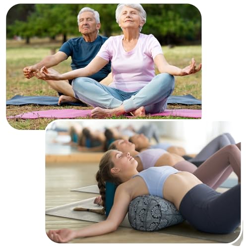 Breling 3 Pack 26"x73" Hot Yoga Mat Towel Pack Non-Slip Yoga Mat Gym Sweat Absorbent Microfiber Towel for Pilates Workout Women Men - color: Purple,gray,blue