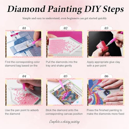 WNPOKN Religious Cross Diamond Art Kits for Adults 12 x 16inch | Cross with Flowers and Book 5D Diamond Painting Kits,Diamonds Dot Gem Art Craft Kits for Home Wall Decor