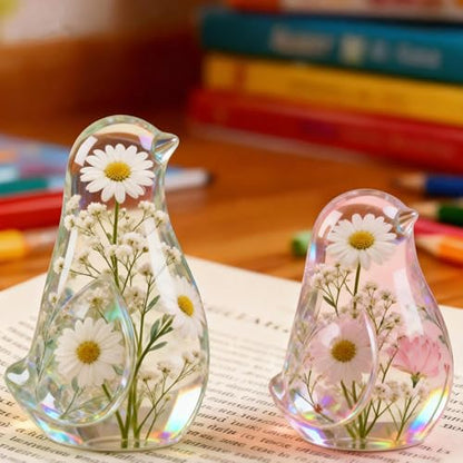 2Pcs 3D Bird Epoxy Resin Mold Pigeon Figurines Silicone Molds | Silicone Concrete Molds for Epoxy Casting, Plaster, Flowers Preservation, DIY Resin Art Crafts, Polymer Clay, Candle Making - color: Bird Resin Molds