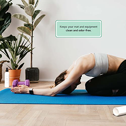 Begley's Yoga Mat Cleaner and Deodorizer Spray 8oz, with Fragrant Essential Oils, Pure Eucalyptus & Lavender - size: 8 Fl Oz (Pack of 1)