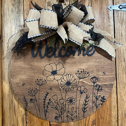 Large Flower Stencils Wildflower Stencils for Crafts Reusable | Floral Stencil for Painting on Walls Wood Fence Canvas Fabrics Furniture Outdoors - style: Wildflower 02