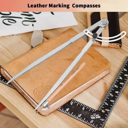 24 inch Compass for Geometry, Compass for Woodworking, Precision Woodworking Compass with Wing Divider and Pencil Holder, Large Compass for Geometry, Woodworking Compass, Drafting, Drawing Compass - size: 24in