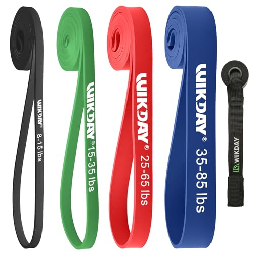 WIKDAY Resistance Bands for Working Out with Door Anchor - color: Multicolor