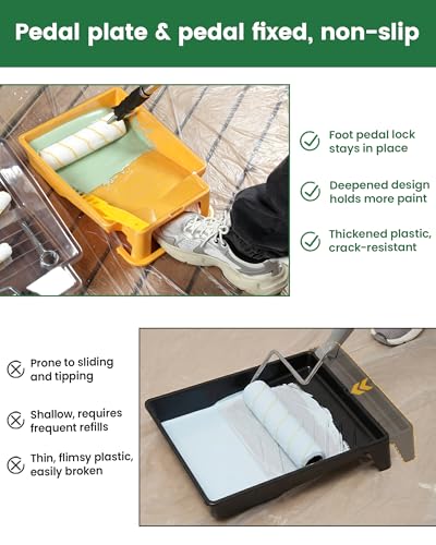 VOOMEY 28PCS Paint Roller Kit with Extension Pole, 9" & 4" Rollers Set | Complete Painting Tool Kit for Walls, Ceilings, Interior and Exterior Home Painting Projects - style: 28pcs 9inch paint roller kit