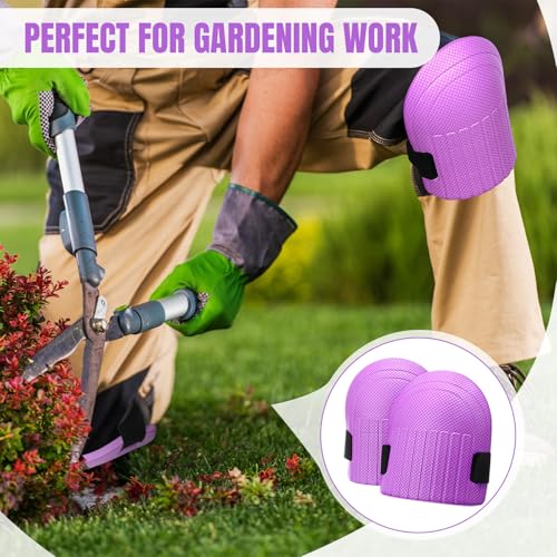 WinnerWhy Garden Knee Pads for Women Men Foam Knee Pads for Work, Purple - color: Purple