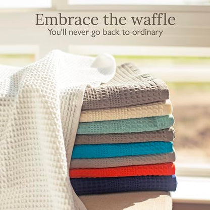 GILDEN TREE Waffle Towels Wash Cloths for Showering, Exfoliating Washcloth Face Towels, Quick Dry Towel Cotton Washcloths Set of 4, Classic Style (Seafoam) - color: Seafoam, size: Washcloth (4 Pack)