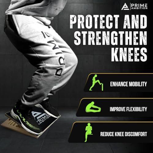 Physical Therapy Slant Board – Collapsible Stretching Wedge for Calf, Achilles, Ankle & Knee Rehab – Portable 5-Angle Incline Board for Recovery & Flexibility Training