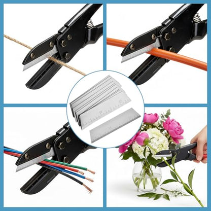 20 PCS 2-1/2" Replacement Blade, Cutting Tool Compatible with Crafts-man Handi-Cut 37301 37251 401 37300 37310 37252 Replace Knife Blades(High Carbon Steel)